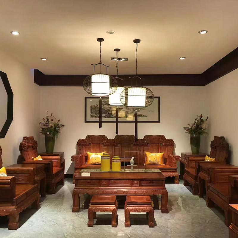 Neues chinesisches Sofa im antiken Stil aus Massivholz für das Wohnzimmer